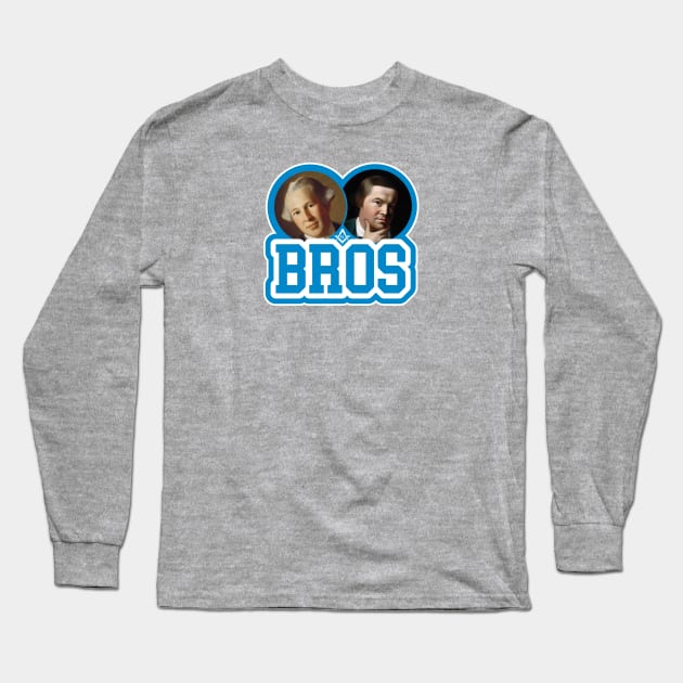 Bros before Redcoats Long Sleeve T-Shirt by Phantom Goods and Designs